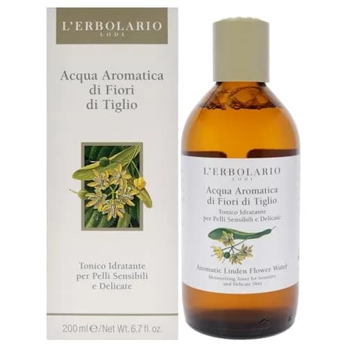 L'Erbolario Aromatic Linden Flower Water - Alcohol-Free Moisturizer for Sensitive Skin | Gently Refreshes & Tones, 6.7 Oz thumbnail 1