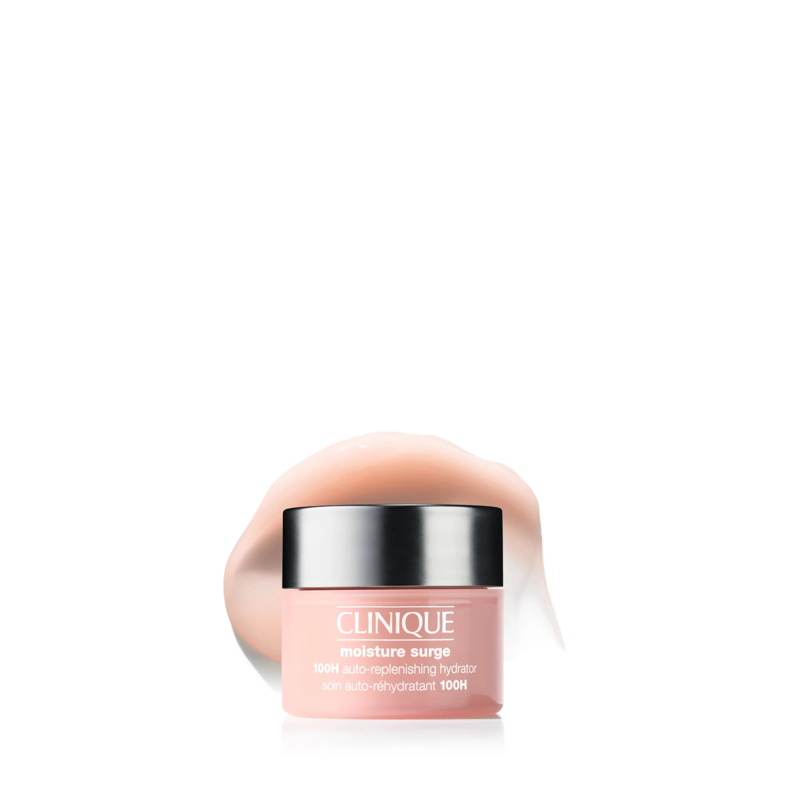 Clinique Moisture Surge 100H Auto-Replenishing Hydrator Oil Free Face Moisturizer 0.5 Fl Oz | Hydrating & Moisturizing — Pink