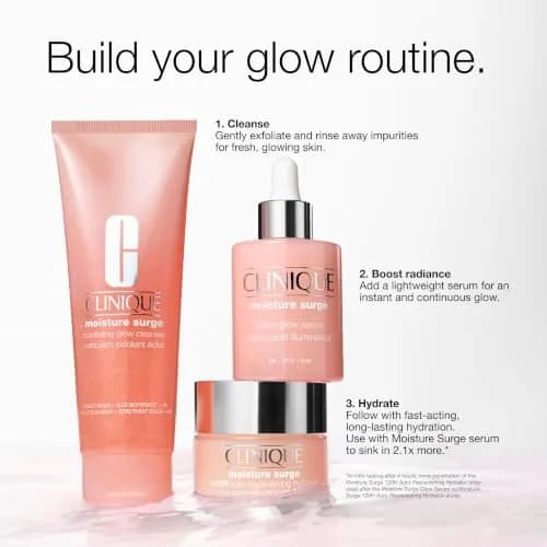 Clinique Moisture Surge 100H Auto-Replenishing Hydrator Oil Free Face Moisturizer 0.5 Fl Oz | Hydrating & Moisturizing thumbnail 8