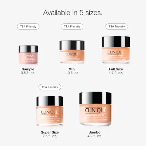 Clinique Moisture Surge 100H Auto-Replenishing Hydrator Oil Free Face Moisturizer 0.5 Fl Oz | Hydrating & Moisturizing thumbnail 9