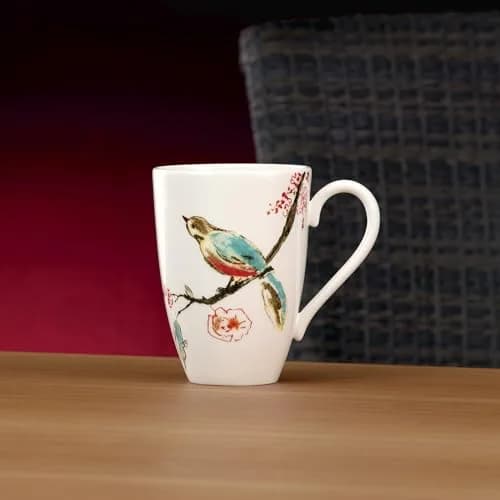 Lenox Chirp Mug 16 oz White Bone China | Dishwasher & Microwave Safe, Durable (70-120 chars) thumbnail 4