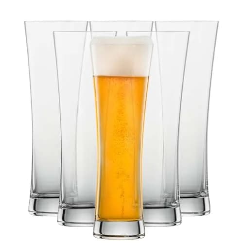 Schott Zwiesel Tritan Crystal Wheat Beer Glass Set of 6 | Durable German Tritan Crystal thumbnail 1