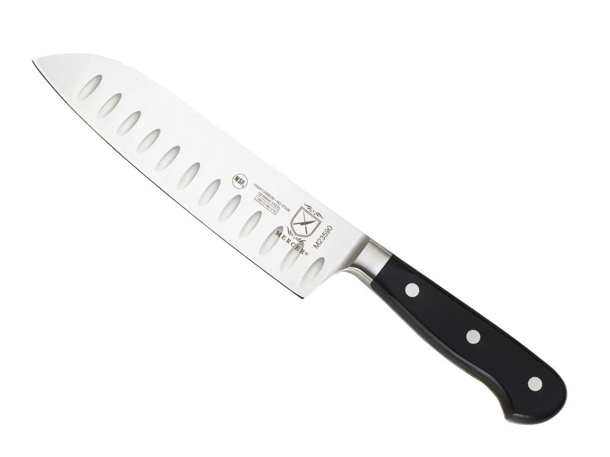 Mercer Culinary Renaissance 7-Inch Santoku Knife | Forged German Steel, Long-Lasting Sharpness, Professional & Home Use