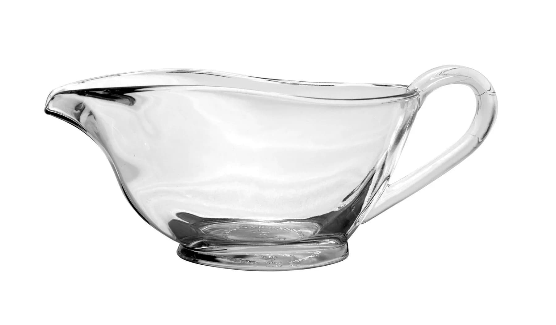 Anchor Hocking Presence Gravy Boat, Glass, 16-Ounce | Classic Serveware for Indian Tables