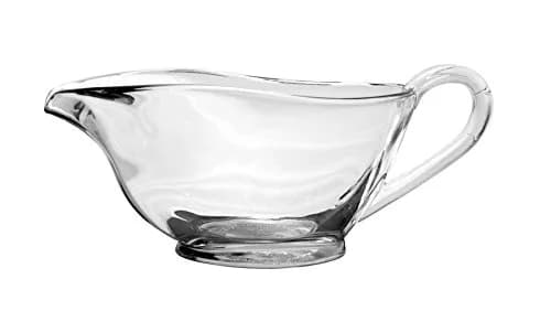 Anchor Hocking Presence Gravy Boat, Glass, 16-Ounce | Classic Serveware for Indian Tables thumbnail 1