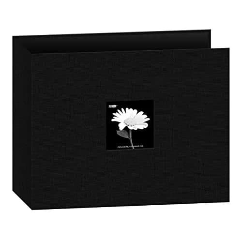 Pioneer Photo Albums 12x12 Inch Fabric 3-Ring Binder Album with Window, Black | Archival Quality Scrapbook thumbnail 1