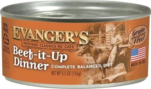Evanger's Heritage Classics Beef It Up Dinner for Cats – 24 Count, 5.5 oz Each – Market Fresh Beef, Grain Free, Limited Ingredients thumbnail 1