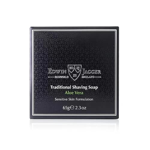 Edwin Jagger Aloe Vera Shaving Soap 65g Travel Tub | Sensitive Skin Friendly, Natural Ingredients thumbnail 4