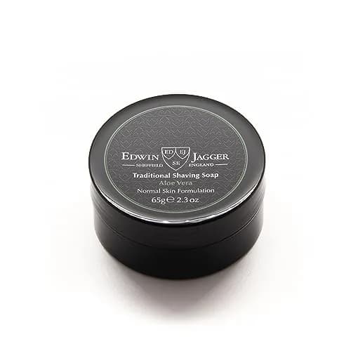 Edwin Jagger Aloe Vera Shaving Soap 65g Travel Tub | Sensitive Skin Friendly, Natural Ingredients thumbnail 3