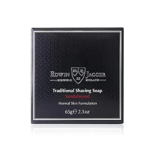 Edwin Jagger Sandalwood Shaving Soap 65g | Natural, Travel-Friendly, Paraben-Free thumbnail 4