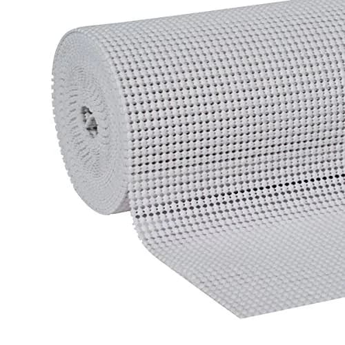 Duck Non-Adhesive Shelf Liner Select Grip EasyLiner, 12-inch x 20 Feet, White | Protects surfaces & keeps items in place thumbnail 2