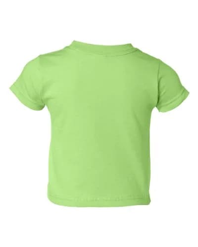 Rabbit Skins 5.5 oz Little Kid Short-Sleeve T-Shirt, 2T, Key Lime | 100% Cotton Jersey, Comfortable & Durable for Active Kids thumbnail 3