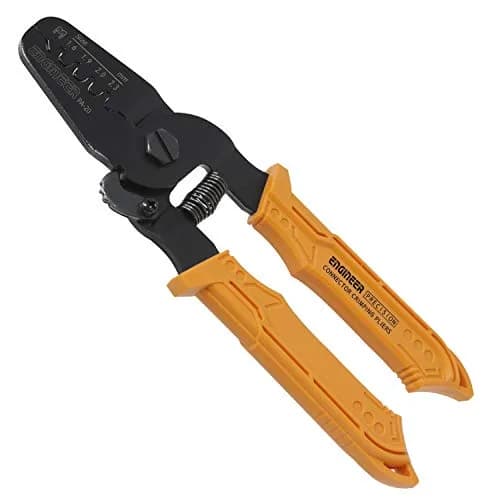 ENGINEER PA-20 Universal Connector Crimping Pliers 175mm (6.89in) | Crimps AWG 28-18 Wires for 100+ Terminals thumbnail 1