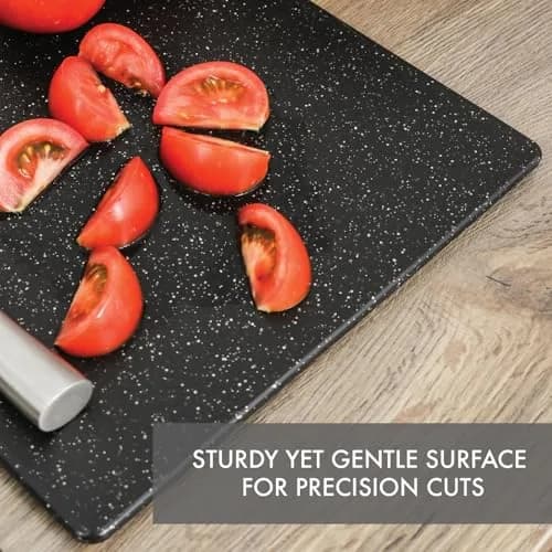 Dexas Superboard Cutting Board 8.5 x 11 inch Midnight Granite | Compact, Dishwasher Safe, Made in USA thumbnail 7