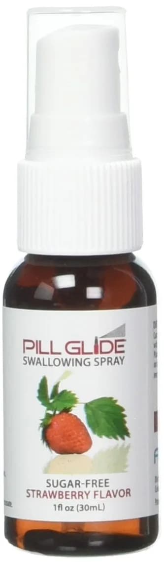PILL GLIDE Strawberry Flavor Spray 1oz | Supports Easy Pill Swallowing for Kids & Adults - main product image