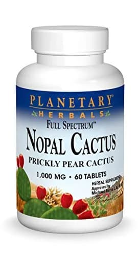 Planetary Herbals Full Spectrum Nopal Cactus 1000mg | Prickly Pear Antioxidant for Healthy Digestion (110 characters) thumbnail 1