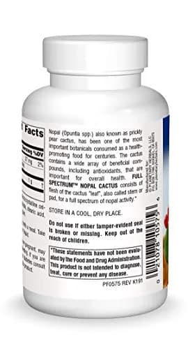 Planetary Herbals Full Spectrum Nopal Cactus 1000mg | Prickly Pear Antioxidant for Healthy Digestion (110 characters) thumbnail 2