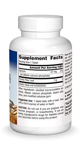Planetary Herbals Full Spectrum Nopal Cactus 1000mg | Prickly Pear Antioxidant for Healthy Digestion (110 characters) thumbnail 3