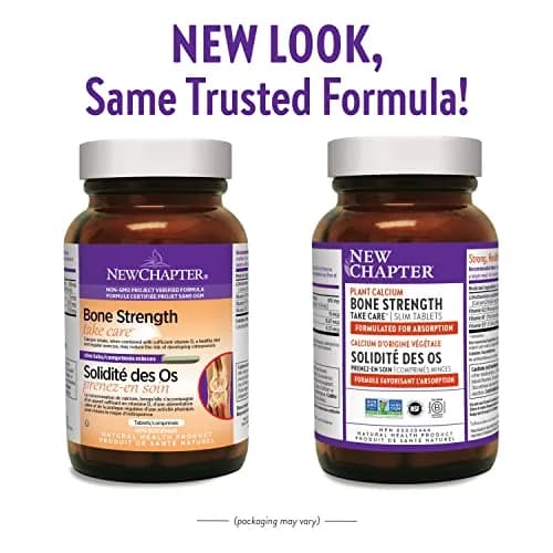 New Chapter Calcium Supplement – Bone Strength Organic Plant Calcium with Vitamin K2 + D3 + Magnesium, Vegetarian, Gluten Free – 120 count (40 day supply) | Supports Bone Density & Joint Mobility thumbnail 2