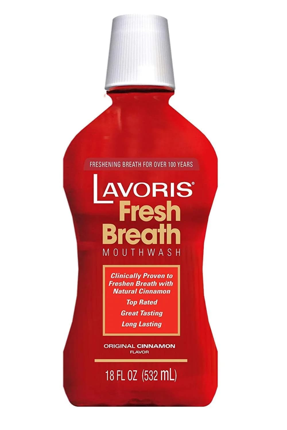 Lavoris Mouthwash Original Cinnamon 15 oz | Long Lasting Breath & Freshness — Pink