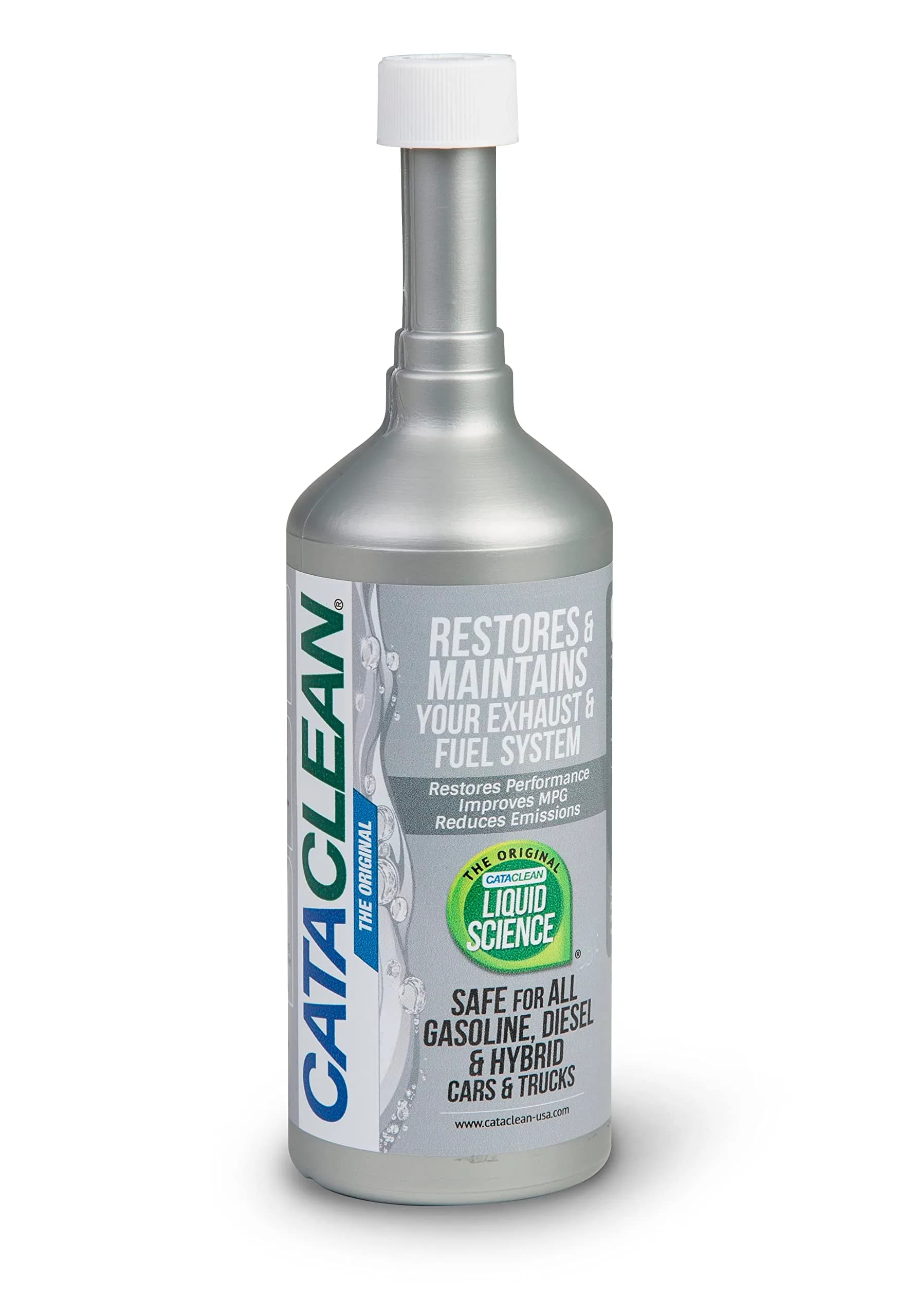 Cataclean Fuel & Exhaust System Cleaner for Gasoline Engines, 473ml (16 Fl Oz) | Pass Emissions Tests & Restore Catalytic Converters — 16 Fl Oz