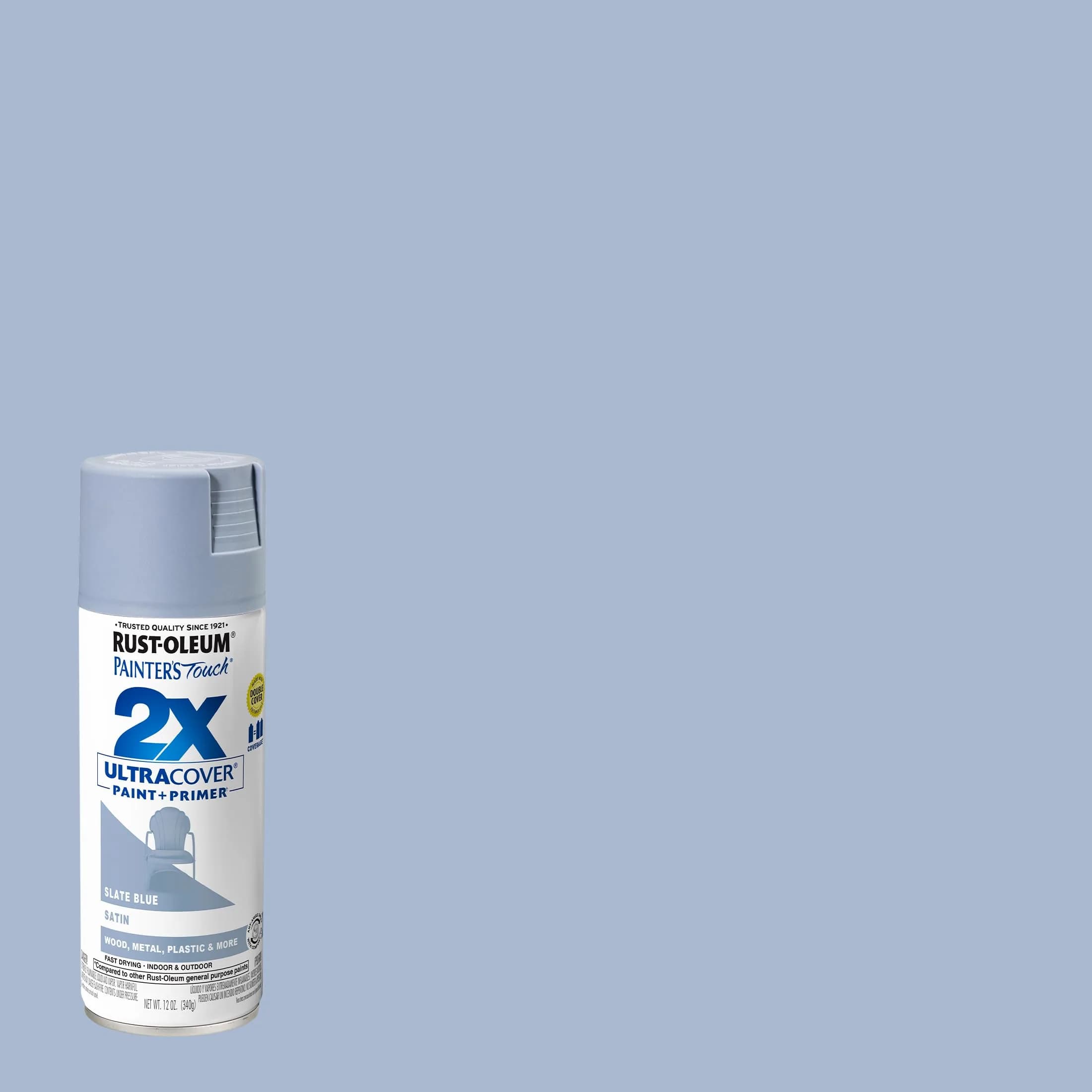 Rust-Oleum Painter's Touch 2X Satin Slate Blue Spray Paint, 340g (12 Oz) - view 2