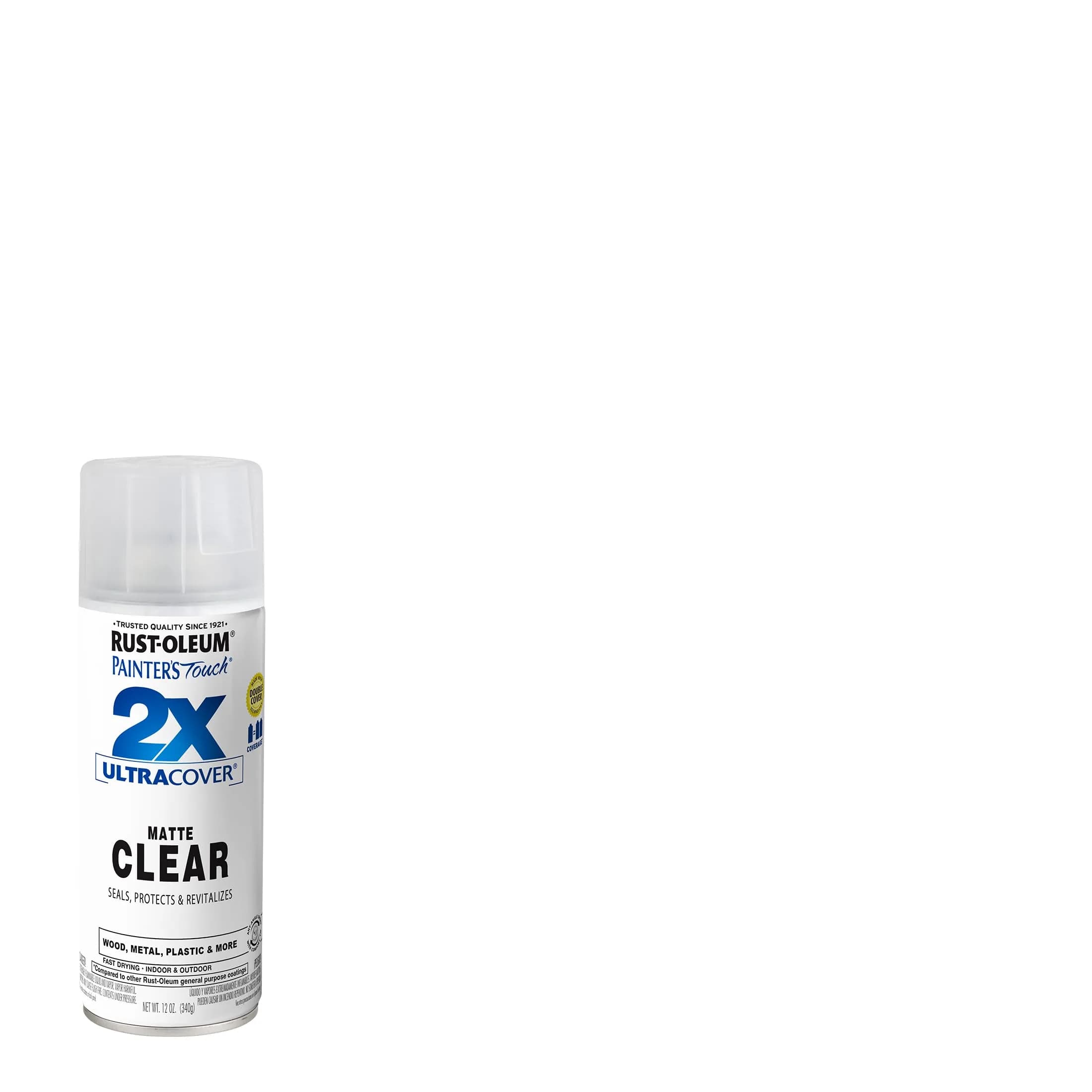 Rust-Oleum Painter's Touch 2X Ultra Cover Spray Paint, Matte Clear Finish - view 2