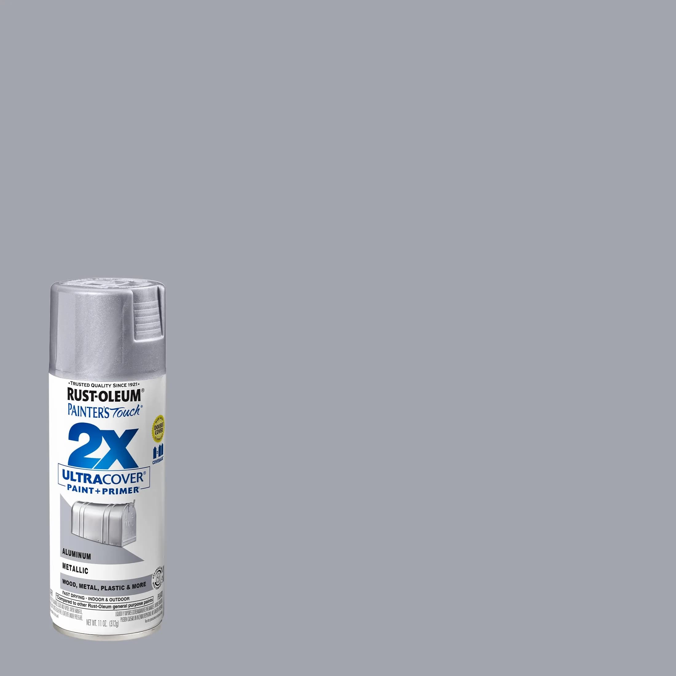 Rust-Oleum Painter's Touch 2X Ultra Cover Metallic Aluminum Spray Paint, 340g - view 2