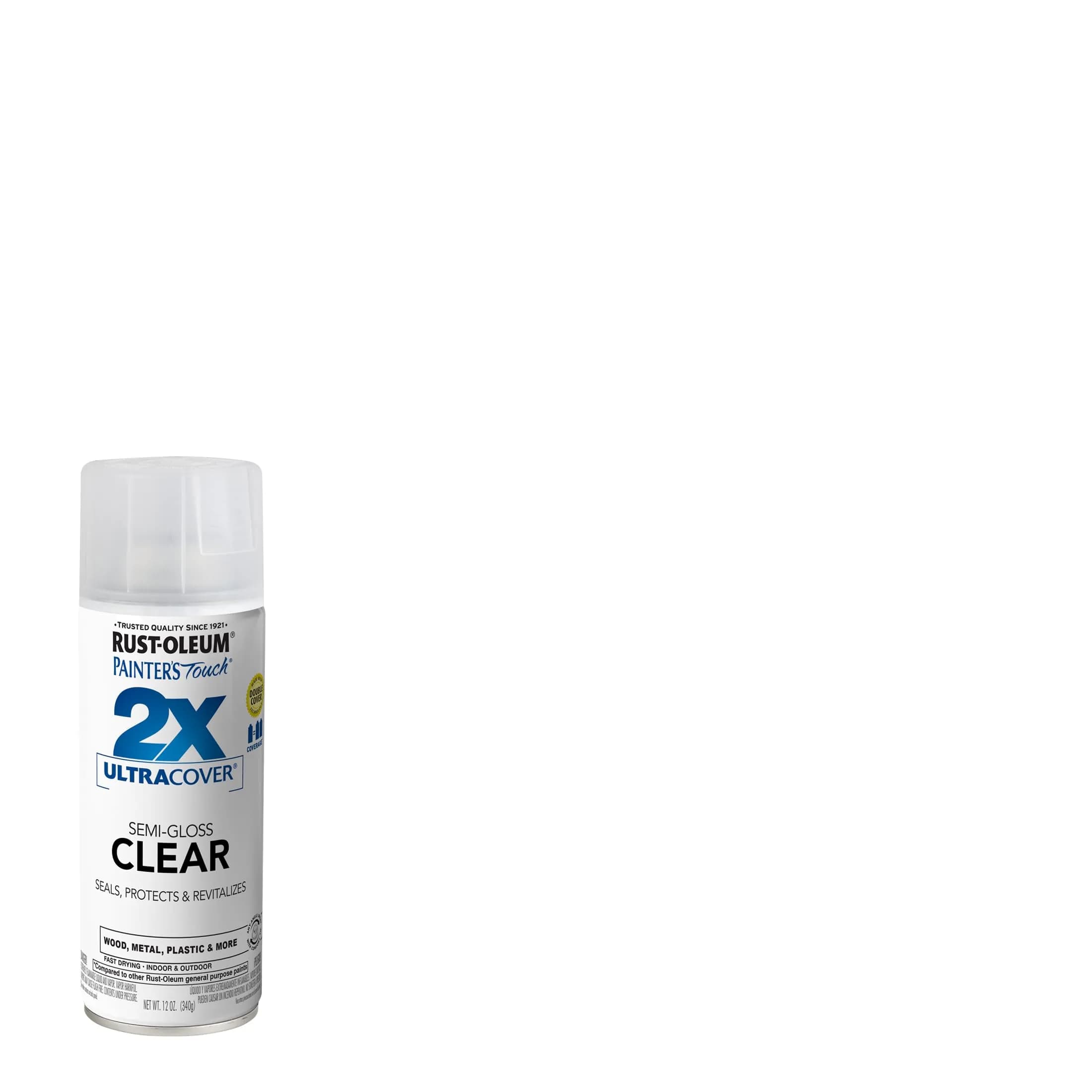 Rust-Oleum Painter's Touch 2X Ultra Cover Spray Paint, Semi-Gloss Clear Finish - view 2