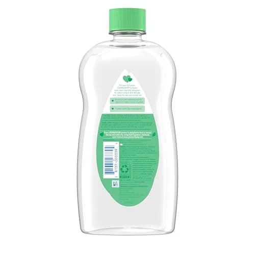Johnson's Baby Oil with Aloe Vera & Vitamin E, 120 fl oz (720 ml) | Hypoallergenic Moisturizing Oil for Dry Skin thumbnail 3