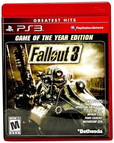 Bethesda Fallout 3 Game of the Year Edition PlayStation 3 Disc | Includes 5 DLC Packs thumbnail 1