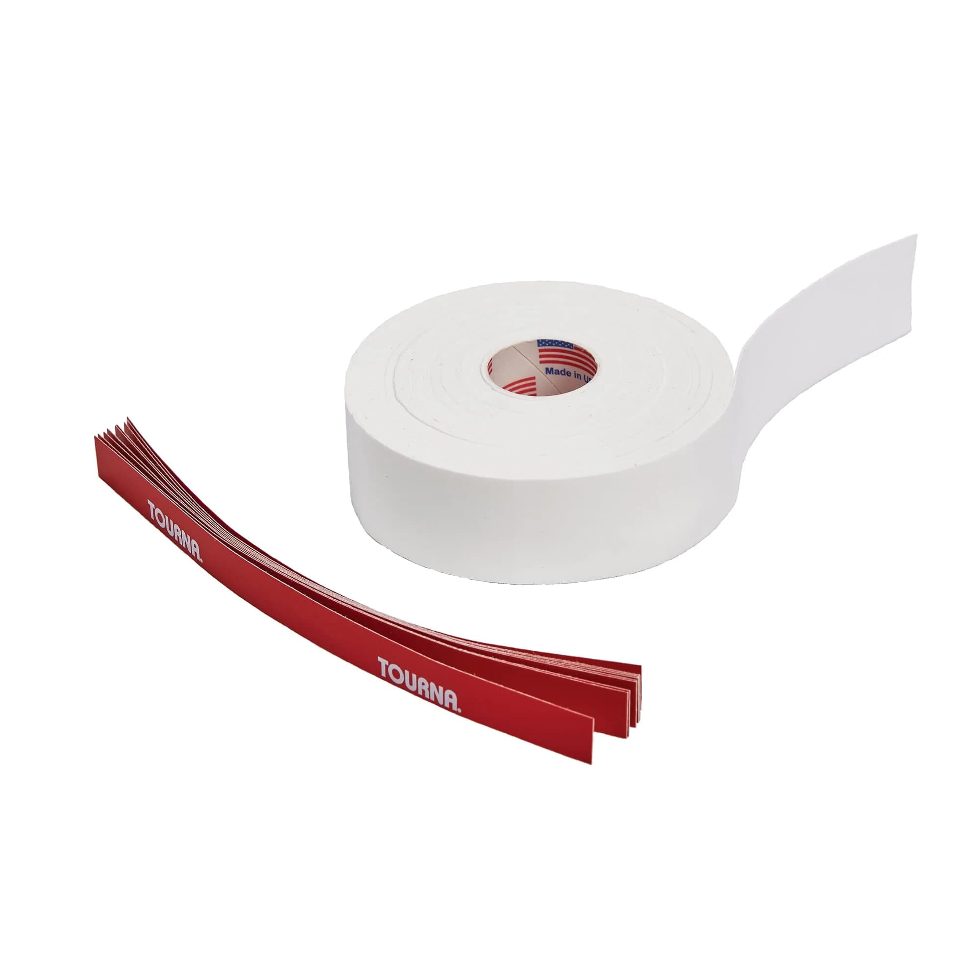 Tourna Tac 10 Pack Tacky Feel Tennis Grip, White | XL Size, 10 Grips + Tape - view 3