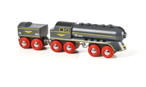Brio Speedy Bullet Train - 2-Piece Wooden Toy Set | Enhances Motor Skills for Kids 3+ | FSC Certified thumbnail 1