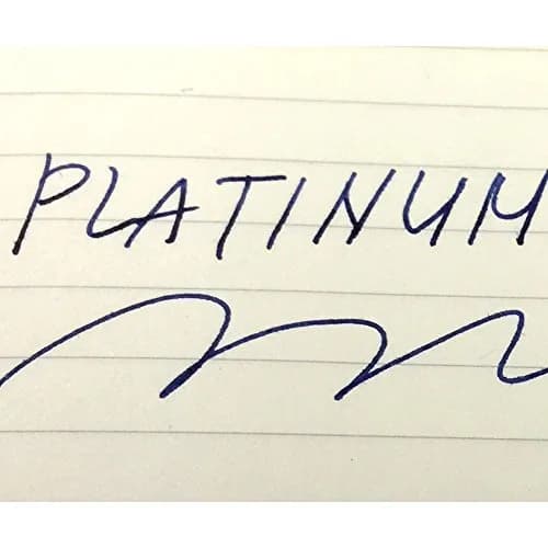Platinum Blue Black Fountain Pen Ink Cartridges 1.2cc (Pack of 10) | Smooth Ink Flow for Students & Professionals thumbnail 6