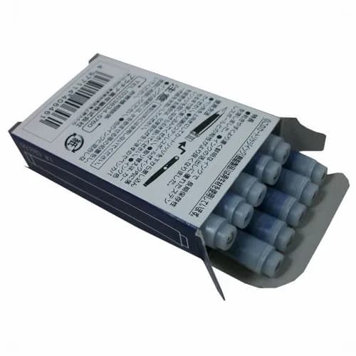 Platinum Blue Black Fountain Pen Ink Cartridges 1.2cc (Pack of 10) | Smooth Ink Flow for Students & Professionals thumbnail 3