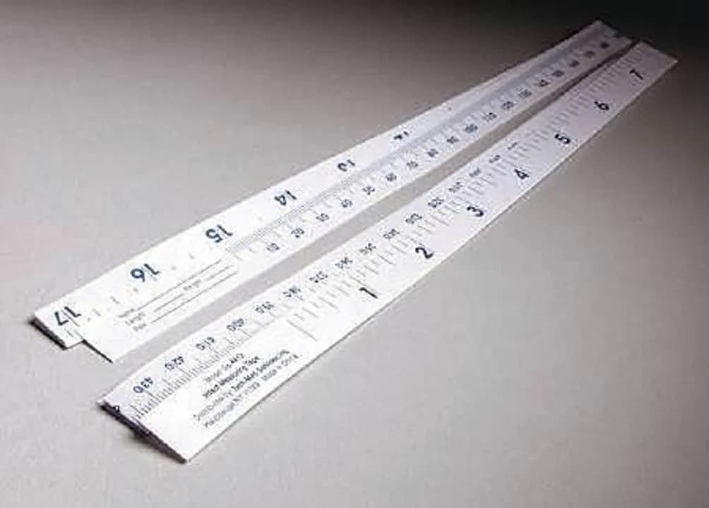 McKesson Tape Measure 36 Inch Paper Infant | Latex-Free, Graduated Scales, Disposable Pack of 100 — White