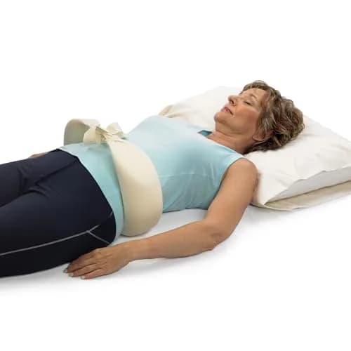 OPTP The Original McKenzie Night Roll Lumbar Support Pillow XS (28" Length, 3.5" Diameter) | Supports Spine for Side Sleepers thumbnail 2