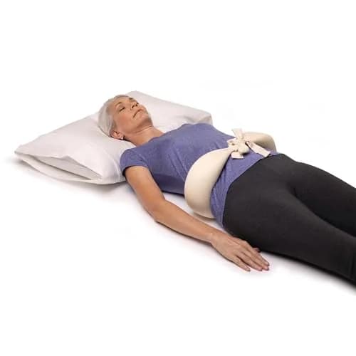 OPTP The Original McKenzie Night Roll Lumbar Support Pillow XS (28" Length, 3.5" Diameter) | Supports Spine for Side Sleepers thumbnail 3