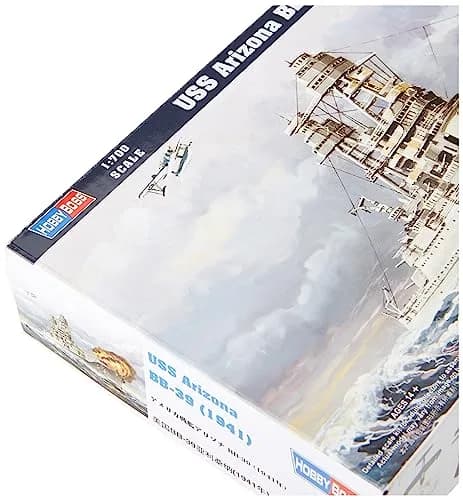 Hobby Boss USS Arizona BB-39 Model Building Kit 27.4 cm (10.8") | 1/700 Scale Watercraft Model thumbnail 2