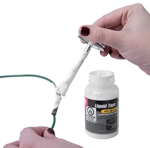 Gardner Bender Liquid Electrical Tape 118ml (4 Fl Oz) White | Waterproof Insulating Sealant thumbnail 3