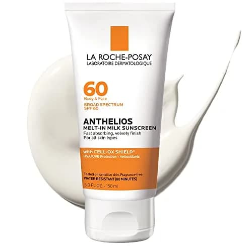La Roche-Posay Anthelios Melt-In Milk Sunscreen SPF 60, 5 Fl Oz | Broad Spectrum UVA/UVB Protection with Antioxidants - main product image