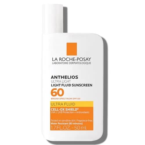 La Roche-Posay Anthelios Ultra Light Fluid Sunscreen SPF 60 50ml (1.7 Fl Oz) | Broad Spectrum UVA/UVB Protection thumbnail 1