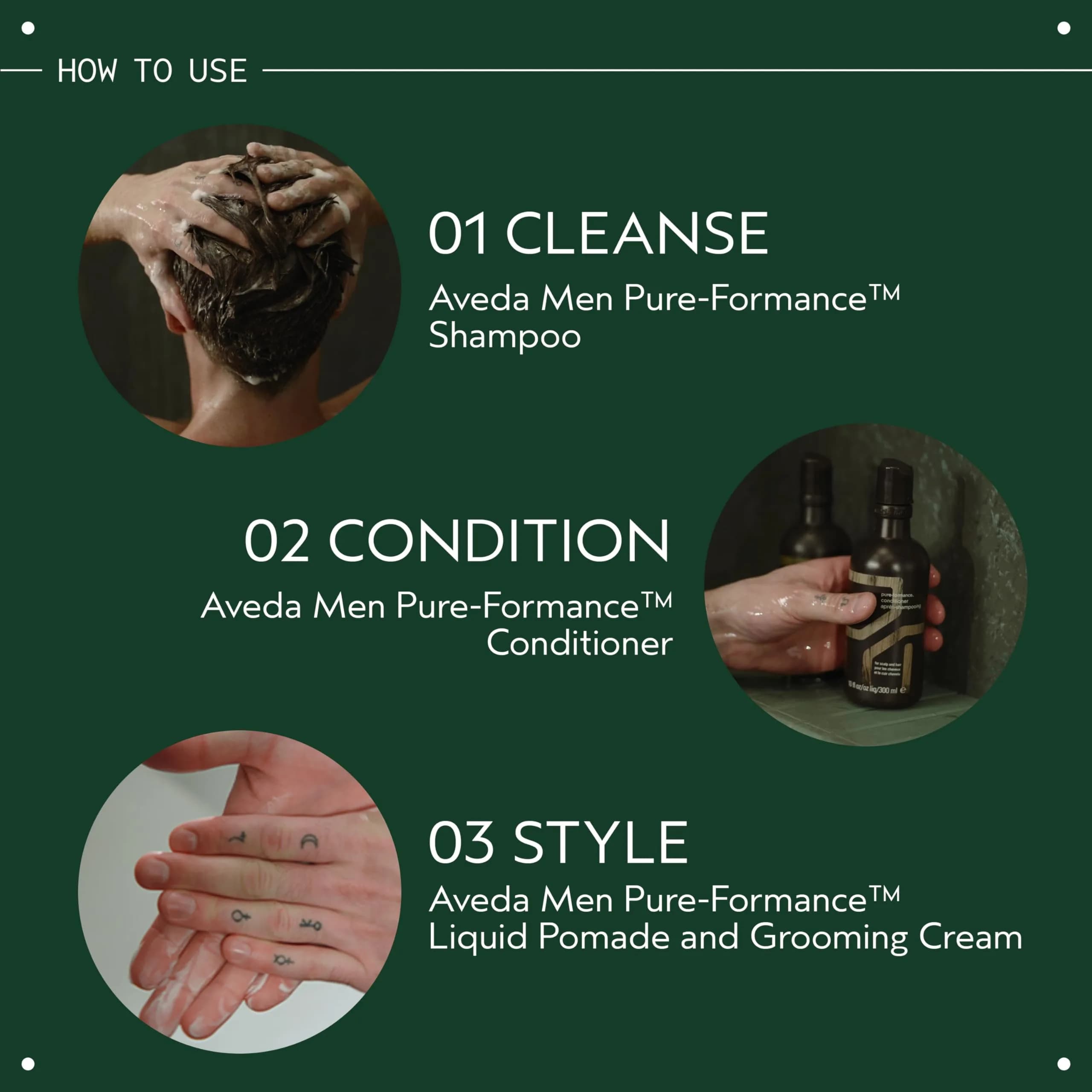 Aveda Men Pure-Formance Grooming Clay | 75ml (2.5 oz) | Strong Pliable Hold, Matte Finish - view 5