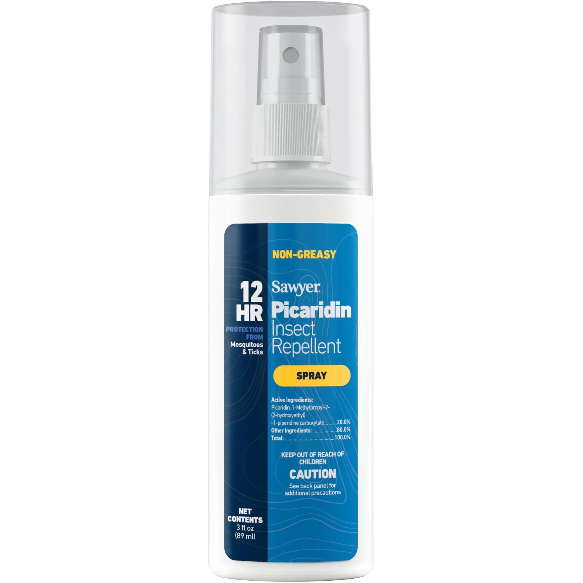 Sawyer Products Picaridin Insect Repellent Lotion 3 Fl Oz (89ml) | USA-Sourced Protection Against Ticks & Mosquitoes — Pump Spray