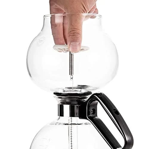 Yama Glass 8-Cup Stovetop Siphon Coffee Maker, 24 Oz Vacuum Brew, Heat-Resistant Borosilicate Glass thumbnail 3