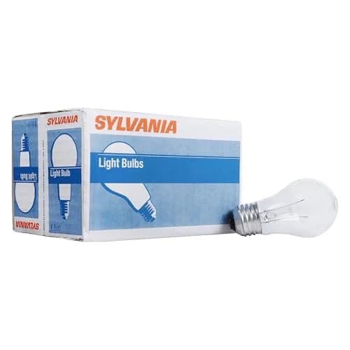LEDVANCE Incandescent A15 E26 Base 15 Watt Light Bulbs | Warm White 105 Lumens, 6 Pack thumbnail 1