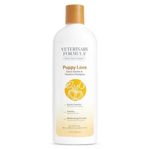 Veterinary Formula Puppy Love Tearless Shampoo for Dogs, 17oz | Gentle, Paraben-Free & pH-Balanced for Puppies thumbnail 1