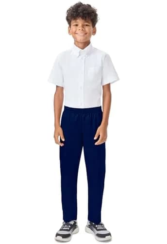 Classroom Uniforms Boys Pull-on Pants 10 US | Durable Polyester Cotton Twill, Soil-Release, Easy Care thumbnail 6