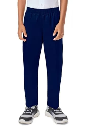 Classroom Boys Pull-on Pants 14 US | Soil-Release Cotton-Poly Twill, Unisex Fit, Dark Navy thumbnail 1