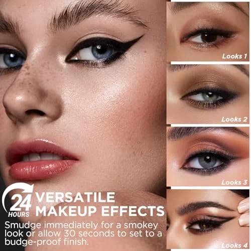 Lord & Berry SMUDGEPROOF Eye Liner - Soft & Creamy VEGAN Formula, Long Lasting Waterproof Pencil, Easy to Use Eye Makeup (1 Count) thumbnail 5